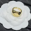 Anelli di design di alta qualità per donna Coppia anello aperto Lettera classica Anello di gioielli in oro Amanti Regalo di anniversario di compleanno con scatola