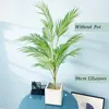 125 cm 13 koppen grote kunstmatige palmboom tropische planten nep palmbladeren plastic monstera tak voor thuis bruiloft decor 240323