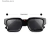 Sunglasses Trending Tortoise Shell Acetate Sunglasses Polarized Oversized Sun Glasse For Women Square Thick Frame Big Eyewear Shades UV400 L240322