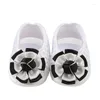 First Walkers Spring Autumn Baby Girls Princess Shoes Born Infant Contrasting Colors Rose Decoration Prewalkers