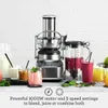 Juicers Breville BJB615SHY 3X Bluicer Blender Juicer in one Smoked Hickory