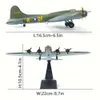 1:144 B-17F Flying Fortress Bomber Memphis Belle Metall-Militärdruckguss-Flugzeugmodell zur Sammlung