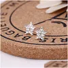 Stud Selling 45 Styles Korean Earrings Creative Super Shiny Diamond New Pearl Fashion Jewelry High Quality Drop Delivery Dhkoc