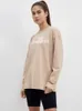 Blyuki Plus Size Cott Gedrukt T-shirt Voor Vrouwen Herfst Nieuwe O-hals Lg Mouw Vintage Tee Vrouwelijke Basic Eenvoudige Streewear top T00O #