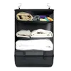 Bolsas de almacenamiento Bolsa de diseño de doble gancho Viaje multifuncional con bolsillos de malla de 3 capas Fijación de alta elasticidad para ropa