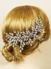 Luxo Sier Full Rhinestes Bandas de cabeça jóias de cabelo para cabelos para ande de noiva Tiaras Hair pente de pente de cabelo de noiva 20iq#