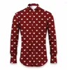 Chemises décontractées pour hommes Chemise boutonnée Art imprimé en 3D Abstrait Usage quotidien Shopping Printemps Manches longues Confortable