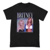 Britney Spears Beautiful Photo Print T-shirt Mulheres e Homens Casual Plus Size Cott Camiseta Harajuku Manga Curta Tops I2gX #