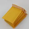 도매 100pcs 많은 크기 노란색 크래프트 버블 우편 메일 로프 코리어 가방 버블 우편물 패딩 봉투 무료 포장 배송 ZZ
