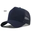 2024 Бейсбольная кепка для спорта на открытом воздухе Бейсбольная кепка для гольфа Шляпа от солнца Регулируемая пряжка на спине Модная дышащая сетчатая кепка Большой размер Расширенная шляпа
