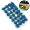 Dekorativa blommor Flower Cluster Model Miniature Static Grass Decor Creative Imitation Sand Table