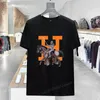 プラスサイズのコットサイズのTシャツの女性TシャツフランスTシャツharajuku luxury brand tee printe fi wadies半袖K24j＃