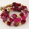 0603 Bracelet broken stone pine stone shell beads multi layer winding Bracelet