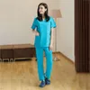 viaoli Preço de atacado New Scrubs uniformes Suit beleza pet shop spa uniforme sal uniformes de enfermagem das mulheres esfrega conjunto desgaste do trabalho c8lz #