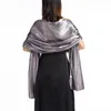 16 renk saten düğün sarar ve şallar 240*70cm gelin bolero omuz silkme LG Eşarp Kadınlar Bolero Cape Akşam partisi Dr H8ra#