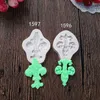 Pişirme Kalıpları Klasik Barok Vintage Stil Totem Çiçekler Fondan Kek için Silikon Kalıp Dekorasyon Çikolatalı Sugarcraft Craft