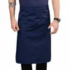 korean Style Chef White Half-Length Apr Restaurant Kitchen Apr Kitchen Half Apr Overalls Men's Custom Logo z0Br#