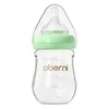 Oberni born Drinking Water Anti Inflation Organic Borosilicate Glass Baby Feeding Bottle 240314