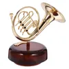 Decorative Figurines Music Instrument Box Decor Lovely Wind-up Desktop Birthday Gift