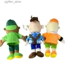 Animais de pelúcia de pelúcia garoto Jeffy Hand Puppet Coby Junior Joseph Plush Doll Toy recheado com números de boca móvel para o Play House Childrens Birthday Gift240327