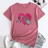 Женская футболка JFUNCY, модная футболка с рождественским рисунком, женские футболки, хлопковая футболка большого размера, женские топы с короткими рукавами 240329
