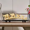 Unieke Chinese Stijl Ornamenten vagance Olifant Standbeeld Sculptuur Thuis Room Decor Bureau Kantoor Accessoire Fengshui 240325