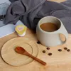 Tasses japonaises créatives rétro tasse en céramique Stoare tasse à café lait maison tasse à thé bureau boire tasses de petit déjeuner et