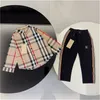 Crianças designer conjunto de roupas do bebê meninos conjunto custo camisa crianças meninos roupas novas crianças conjunto de roupas do bebê tamanho 90-150cm g3