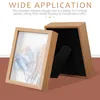 Frames Accessories Po Frame Specimen Exhibit Case Wooden Dried Flower Display Holder