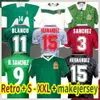 1995 Retro Meksika Blanco Futbol Forması 1986 1994 1998 Hernandez H.Sanchez Futbol Gömlek Luis Garcia Campos Ancient Maillot Marquez 2006