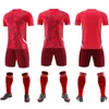 Ensemble personnalisé garçons à manches courtes Football formation costume hommes enfants maillots enfant adulte Survetement Football 240321