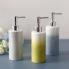 Дозатор для жидкого мыла в европейском стиле, керамическая бутылка для лосьона для мытья тела, El, шампунь для ванной комнаты, аксессуары для дома Star
