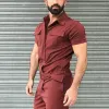 Tendance 2024 Atelier Workwear Combinaison décontractée pour hommes avec ceinture de taille Salopette européenne et américaine y59R #