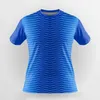 Voetbaluniformen voor heren Sneldrogende T-shirts Training Badminton Bedrukte T-shirt Ademende tafeltenniskleding 240318