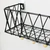 Hooks Iron Wall Shelf Wall-Mounted Storage Rack Kitchen Hook Bedroom Home Decoration