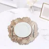 Table Mats Protection Mat Elegant Floral Placemats For Home Decoration Dining Heat Resistant Wedding Party Exquisite