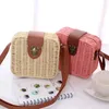 Shoulder Bags Straw Bales Woven For Women Idyllic Handbags Sweet Bag Satchel Rattan Beach Messenger