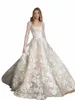 nuovissimo Wedding Dr A-Line per la sposa Princ Sweetheart con maniche staccabili su misura Taglie forti Abiti da sposa K7Mu #