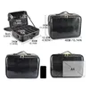 PU Leather Makeup Bag Womens Professional Large Capacity Travel Tattoo Kit Tool Cosmetic Case 240328