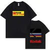 Été Kodak Cott T-shirts Femmes, Dames Casual Tops Imprimer, Simple Style Design T-shirts à manches courtes, Lady Vêtements Plus Taille d6Lc #