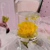 Decorative Flowers Artificial Flower Eternal Real Glass Gift Bridesmaid Wedding Bedroom