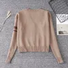 2020 New Korean School Uniform Jk College Style Knit Cardigan Fi V-neck 3 Colors School Girls British Soft Sister Sweater 95RD#