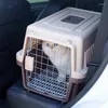 Kattbärare Portable Cage utomhus reser Birdcage Suitcase Flight For and Birds