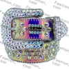 2023 Men Women BB Simon Belt Luxury Designer Belt Retro Needle Buckle Belt 20 Color Crystal Diamond B I B I 617