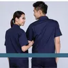 Roupas de trabalho de verão Homens Mulheres Auto Repair Electric Workshop Uniformes Duráveis ​​Car Mecânica Tooling Cstructi Macacões S-3x Z34M #