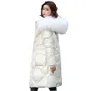 2021 new bright down jacket for women in winter Parka women Down coat with hooded big fur 8607 j2xL#