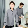 Star Hotel Serviço de Limpeza Uniforme Lg-Sleeved Property Cleaner Outono e Inverno Roupas Guest Room Garçom Workwear PA Clean e2JR #