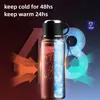 2l garrafa térmica de aço inoxidável para café vácuo térmico água isolada copo frascos parede dupla viagem 240328
