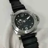 Luxe modehorloge hoogwaardige automatisch automatisch mechanisch saffier roestvrijstalen roteerbare zwart rubber lumineuze groene horloges 20vm