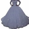 Vestido De Noiva Sparkle Wedding Dres Ball Gown Lg maniche Plus Size Princ Abiti da sposa per le donne Robe De Mariee 2023 269T #